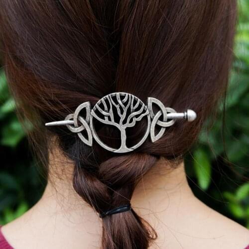 Hairpin Viking Celtics Hairpin Women Tree-of-life Wicca Vintage Women Hairpins Hair sticks
