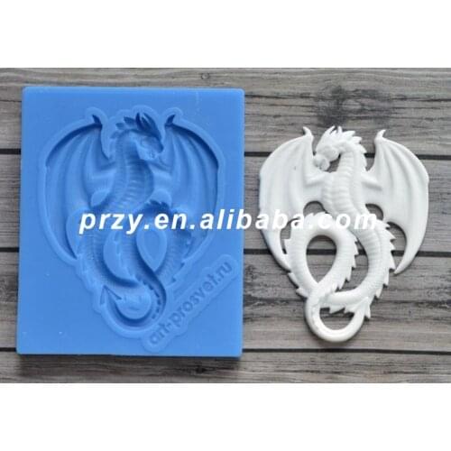 Silicone Mold Dragon Crafts Decorating Cake Candy Making Fondant Slicone Molds Moulds Silicone Rubber CIQ,FDA,LFGB,CE / EU PRZY
