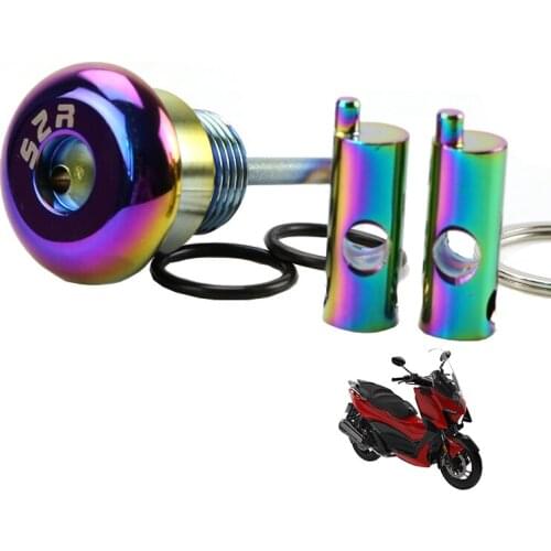 Motorcycle Refitted Engine Stainless Steel Oil Cover Anti-theft and Anti Prying Dipstick for Zontes Zt310m