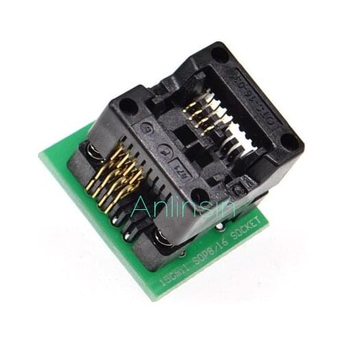 SOIC8 SOP8 to DIP8 Wide-body Seat Wide150mil Programmer Adapter Socket