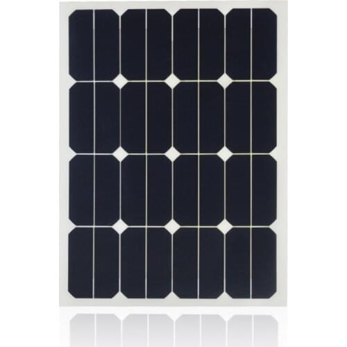Flexible solar panel outdoor camping 18V 30w 40w 50w 60w solar charger with cable cell photovoltaic for 12V battery RV car boat