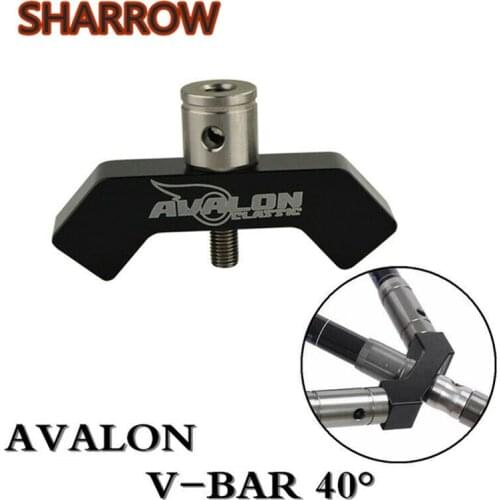 1pc Archery V Bar Stabilizer Mount Connector Bolt Balance Rod Bow Joint 40 Degree Adapt V- Bar For Hunting Shooting Accessories