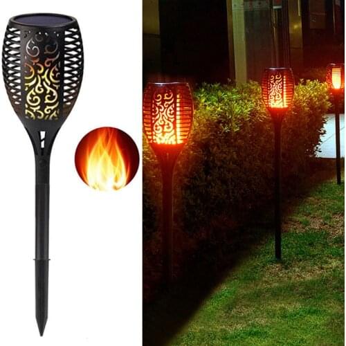Solar Flickering Flame Torch Light Waterproof 96/72/51 LEDs Garden Light Landscape Light Lawn Lamp for Courtyard Path Outdoor