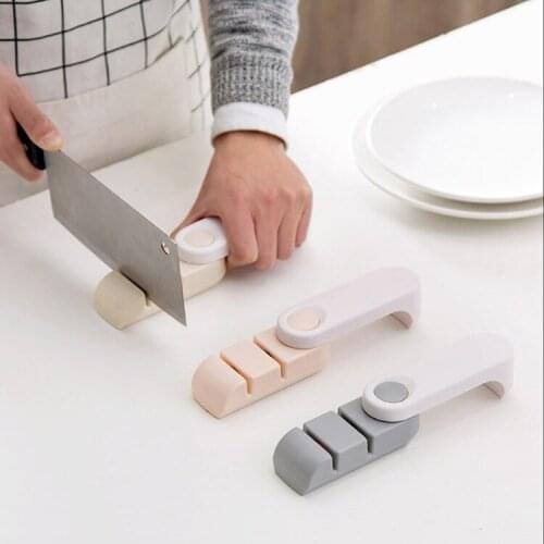 Plain Color Fixed Angle Sharpener Quick Sharpener Sharpening Stone Kitchen Gadgets Household Kitchen Knives Sharpening Rods