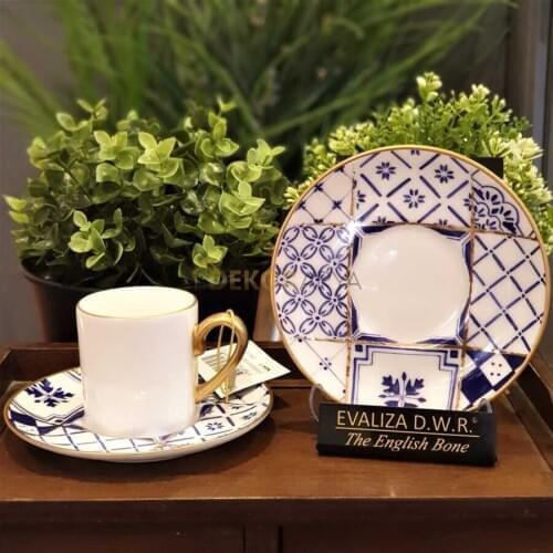 Eva Turkish Coffee Set 6 Pieces Iznik