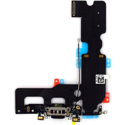USB Charger Port Flex Cable Replacement for Apple iPhone 7 plus(Black)