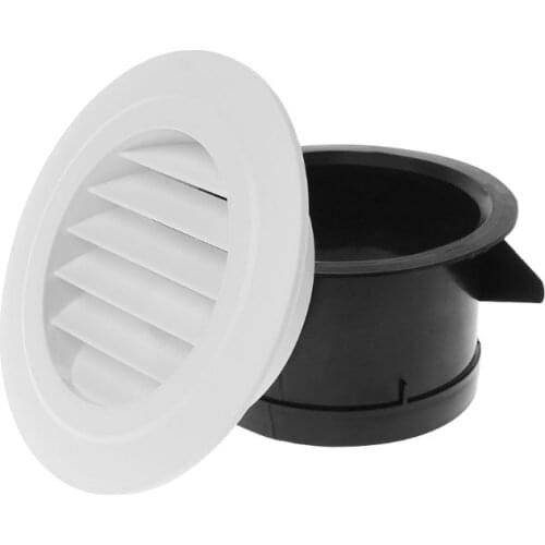 Air Vent Extract Valve Grille Round Diffuser Ducting Ventilation Cover 100mm Dropship