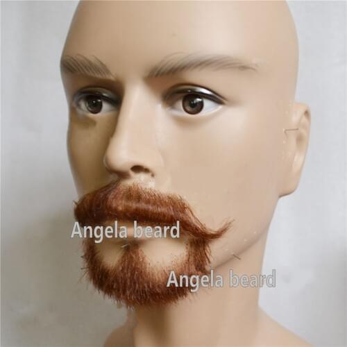 Wine red moustache,stalin moustache , Russian man beard