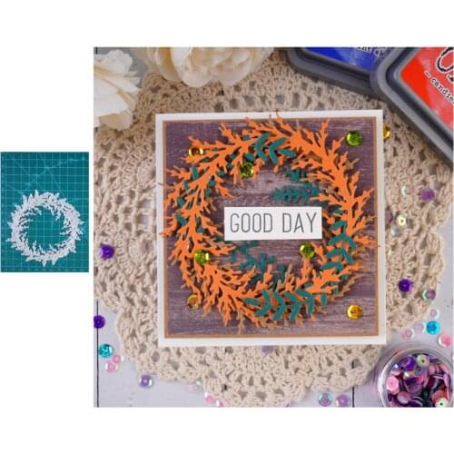 YaMinSanNiO Flower Circle Lace Decoration Elegant Metal Cutting Dies For New DIY Scrapbooking Album New Craft Embossing Cards