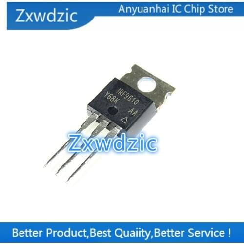 Zxwdzic 10pcs new imported original IRF9610PBF IRF9610 TO-220 N-channel MOS field effect transistor 200V 1.8A