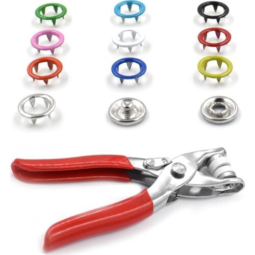 100 sets/lot) Ipomoea snapClaw buckle installation tool. Spray paint snap.. rivet.Childrens clothing buttons.. Metal buttons