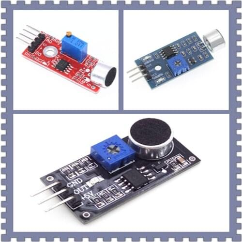 5pcs sound sensor sound detection module microphone module voice control whistle switch sound module