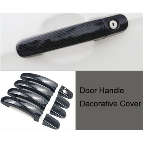 Car Styling accessories External Door Handle Decorative sticker For Ford Focus 2 3 4 mk2 mk3 mk4 Kuga Escape Maverick RANGER