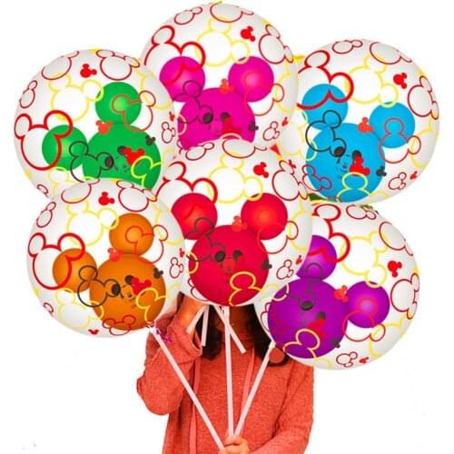 Minnie Aluminum Film Mickey Balloon Aluminum film balloon cartoon Mickey Mouse shape aluminum foil ball childrens toy balloon