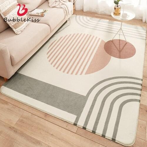 Bubble Kiss Lamb Velvet Carpet For Living Room Bedroom Full Of Bedside Geometry Large Rugs Home Decoration Mats Soft Thick Rugs