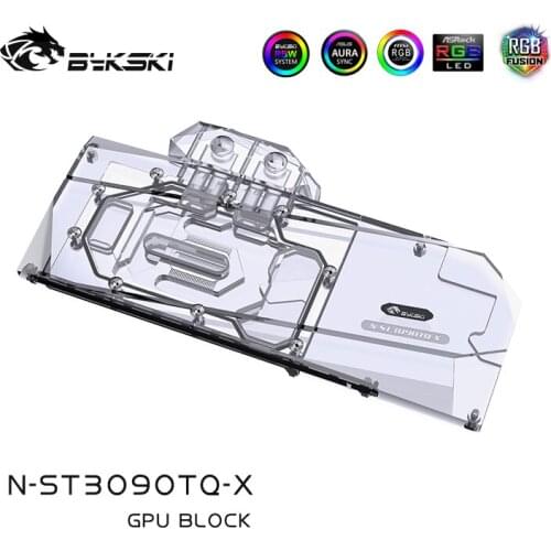 Bykski GPU Water Block Per ZOTAC Geforce RTX 3080 10G 6X OC, Copertura Completa Watercooler,N-ST3090TQ-X graphics cards cooler
