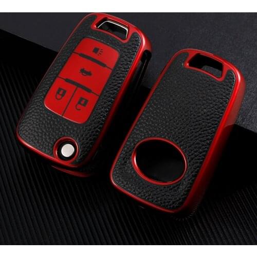 Car Key Case Protector Cover For Chevrolet Camaro Cruze Equinox Malibu Orlando Chevy Impala Auto Key Holder Shell Car Styling