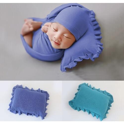 D&J 27x22cm Newborn Baby Posting Pillow Soft Cotton Positioner Pillow Photography Props Infant Studio Photo Shoot Props