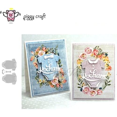 Piggy Craft metal cutting dies cut die mold 2019 New Baby clothes Scrapbook paper craft knife mould blade punch stencils dies