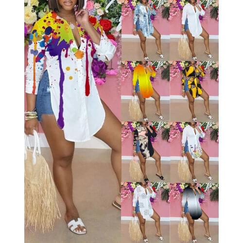 Traf Shirts Women Elegant Long Sleeve Tops Korean Summer Ladies Boho Clothing 2021 Harajuku Blouses Q6318