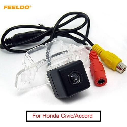 FEELDO Special Car CCD Rear View Camera for Honda Accord/Civic Car Reversing Backup Camera #FD6068
