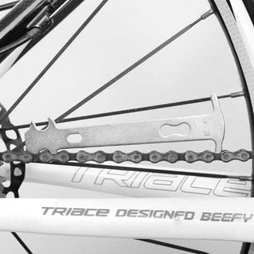 Wear Indicator Checker Mountain Road Bicycle MTB Chains Gauge Measurement Ruler Cycling Replacement Repair Tool