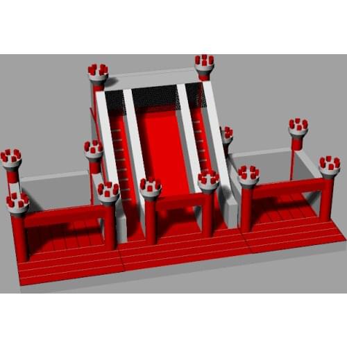 Commercial PVC Inflatable Jumping Castle Slide Combo