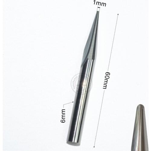 6mm*R0.5*60L,1pcs,Free shipping Taper Ball nose End Mill,CNC milling Cutter,Solid carbide tool,woodworking router bit