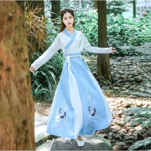 Red Women 's Hanfu Clothingancient Costume Girl Clothes Traditional Tang Dynasty Dance Costumes Folk Fairy Dress Outfits Chinese