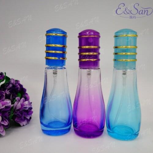 Refillable PT039C-15ML Spray Color Bowling Glass Perfume Sub-installed Cosmetic Bottle 100PCS/LOT