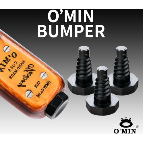 OMIN Cue Snooker Butt Protectors 3 Pcs/lot Black Snooker Cue Stick Protector Durable Handmade Combination Billiard Accessories