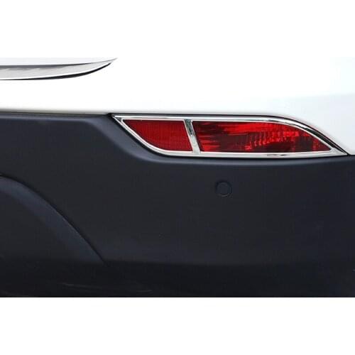 Fit For Opel Mokka Buick Encore 2016 2017 2018 Car Rear Fog Lampshade Cover Trim ABS Chrome Car Accessories Styling