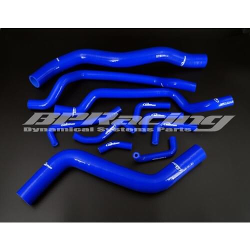 Silicone Radiator hose Pipe/Heater Hose for 95 96 97 98 99 Mitsubishi Eclipse blue