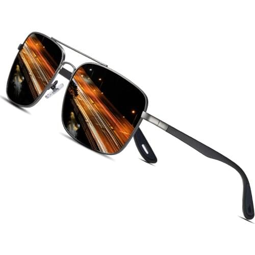 AOFLY DESIGN New Ultralight TAC Polarized Sunglasses Men Women Driving Square Frame Sun Glasses Male Goggle UV400 Gafas De Sol