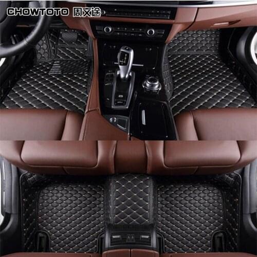 CHOWTOTO AA Custom Special Floor Mats For Ford Mustang 2doors Durable Waterproof Leather Carpets For Mustang Coupe 15