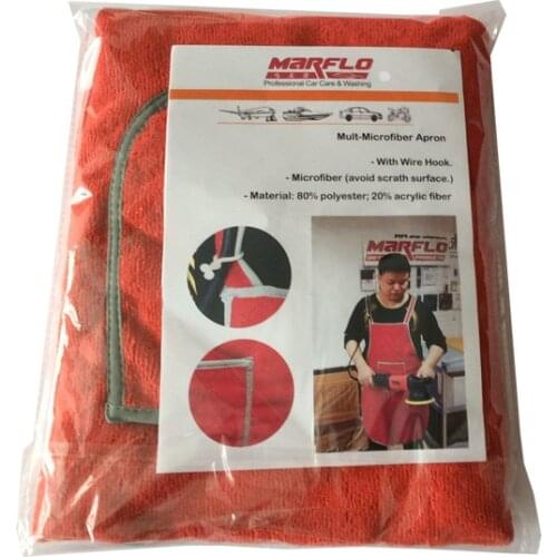 Paint Care Cleaning Waterproof Apron Car Wash Microfiber Apron MARFLO Professional Auto Detailing Waterproof and Dustproof Cloth