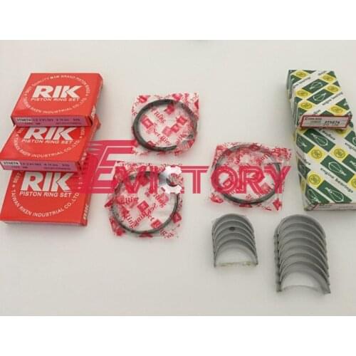 Yanmar 3D66 3TN66 3TNA66 piston Ring + bearing+engine overhaul gasket kit