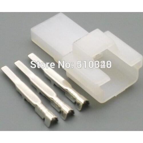 1set 2.3mm 3-hole car connector car connector with terminal plug