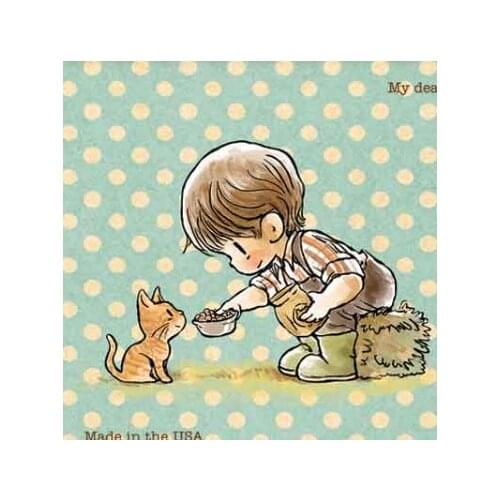 10*8 Handsome boy rubber stamp Transparent Clear Stamps Silicone Seals for DIY scrapbooking photo album Card Making