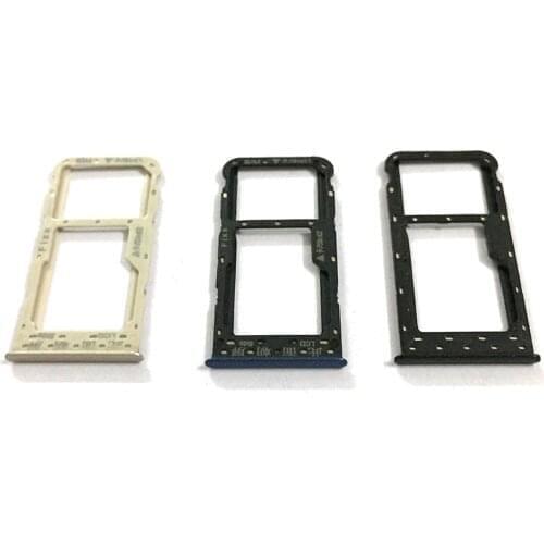 10PCS Sim Tray Holder For Huawei P Smart 2018 / Enjoy 7S SIM Card Tray Slot Holder Adapter Socket Repair Parts