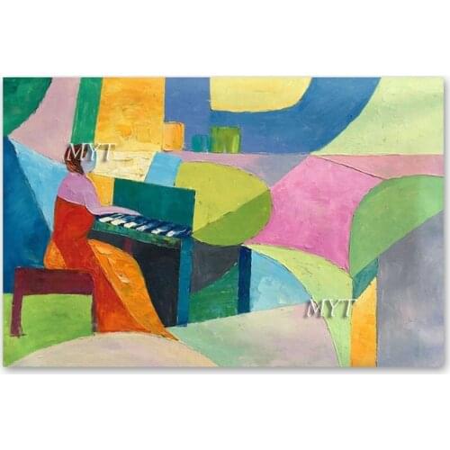 Abstract Colorful Design Oil Painting Handmade Hot Selling No Frame Wall Decorative Art Canvas Picture Paintings High Quality