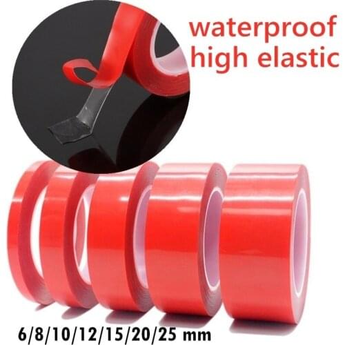 Car Heat Resistant Acrylic Self Adhesive Tape Double-sided Adhesive Car Sticker Multi-functional Car-styling Accessories