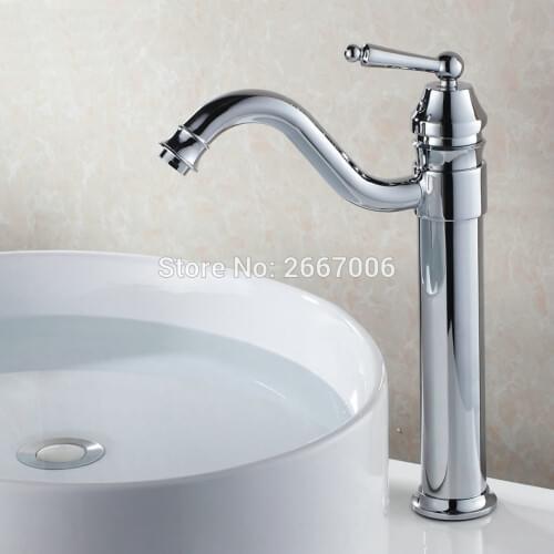 Free Shipping Hot sale Modern Tap Bathroom Basin Faucet Brass Swivel Spout Tap Chrome Color Mixer Tap Banheiro toilet tap ZR603