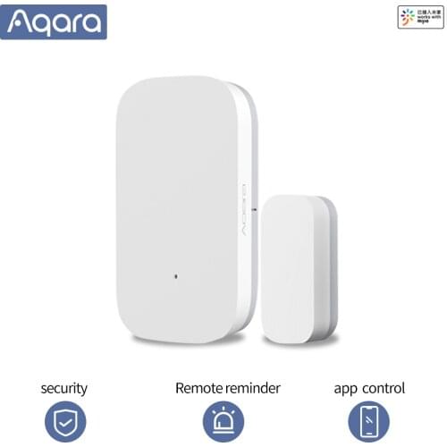 Aqara Door Window Sensor Zigbee Wireless Connection Smart Mini door sensor Multi-purpose Work With Zigbee smart home MiHome app