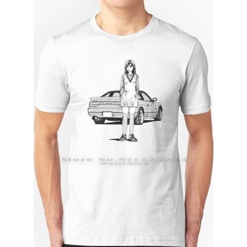 Initial D Sileighty Nissan 180sx / 240sx T Shirt 100% Pure Cotton Sil80 Sileighty Nissan Silvia Nissan 240sx Nissan 180sx