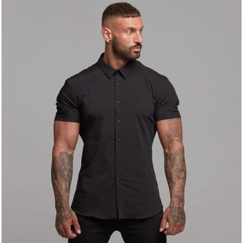 Мужские рубашки GYM WARRIORS China At AliExpress