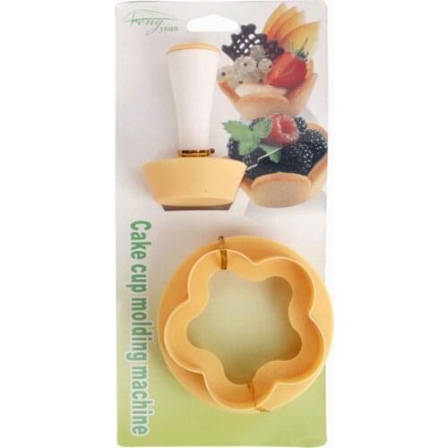 Creative Cup Pressing DIY Biscuit Cake Mold Pastry Dough Tamper Kit Round Dough Creative Cookie Mold Set