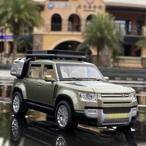 1:32 Land Rover Defender SUV Alloy Car Model Diecast & Toy Off-road Vehicle Metal Car Model Simulation Miniature Scale Kids Gift