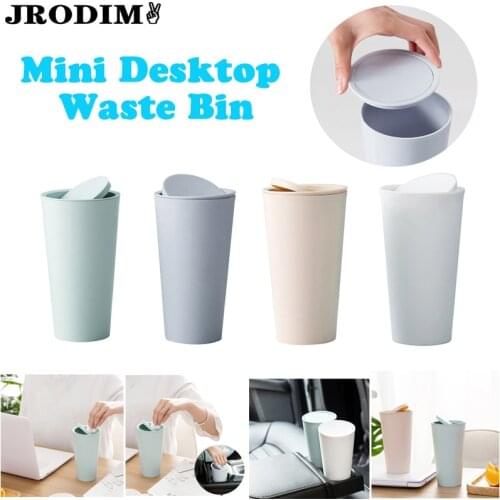 Mini Desktop Waste Bin Small Trash Can High Quality Little Tabletop Trashbox for Office Desk Car Trash Bin Home Organizer Bins