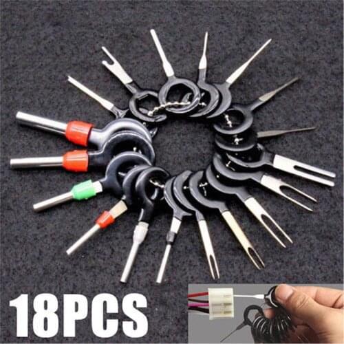 New Arrival 18PCS Car Wire Terminal Removal Tool Wiring Connector Pin Extractor Puller Tools